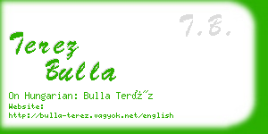 terez bulla business card